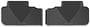 WeatherTech Black Rubber Floor Mat Set