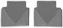 WeatherTech AWM Gray Plastic Floor Mat Set